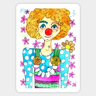 the happiness of others... or a clown Sticker